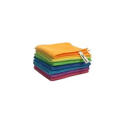 Vileda Mikrofasertücher Colors, Allzwecktücher Multipack aus Mikrofasern, 30 x 30 cm, Mehrfarbig zur Unterscheidung der Anwendungsbereiche, 7er Pack