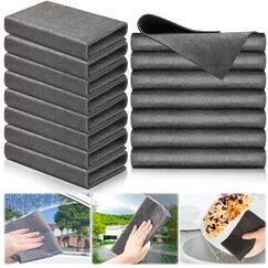 VEVOQIM 15 Stück Verdicktes Magisches Reinigungstuch Wiederverwendbare Mikrofaser Reinigungstuch Verdickt, für Autos,Küche,Glas, Badezimmer