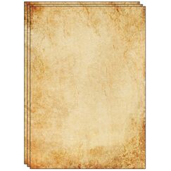 25 Blatt altmodisches Briefpapier/Vintage Design Papier DIN A4. Ideal für Vintage-Einladungen und Briefe