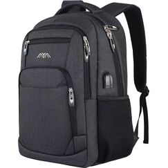 Rucksack Herren, Schulrucksack Jungen Teenager Laptop Rucksack Schule Daypacks für Arbeit Wandern Reisen Camping für 15.6 Zoll Laptop