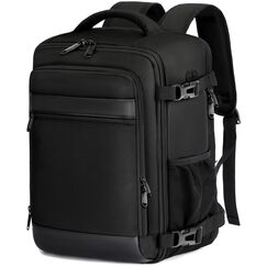 KLOSTAIN Handgepäck Rucksack 40x20x25 für Ryanair Klein Flugzeug Reiserucksack Tasche 20L Mit 14 Zoll Laptop Eurowings für Damen Herren Teenager Schulrucksack, Schwarz