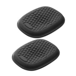 Vaydeer Wrist Rest Pad - Ergonomischer Ellbogenschützer mit Gel-Armlehne für Schreibtisch, Armlehnenstütze aus Memory Foam Schaumstoff für Büro, Gaming, Computer, Laptop, Mac – Schwarz, 1 Paar