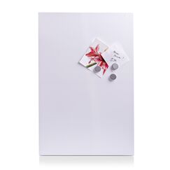 Zeller 11123 Magnettafel, Metall, 40 x 60 cm, weiß