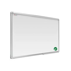 ALLboards Magnetisches Whiteboard, Ceramic Emaillierte Oberfläche 90x60cm Magnettafel mit Alurahmen Premium EXPO, Trocken Abwischbar, Projektionswand