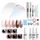 Vishine Gel-Nagellack Starterset – 6 Nude-Farben + 36 W UV/LED Lampe für Gelnägel, Farbe: Kit055 Vishine Gel-Nagellack Starterset – 6 Nude-Farben + 36 W UV/LED Lampe für Gelnägel, Farbe: Kit055