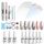 Vishine Nail Art Set – 6 Gel-Lacke, Base & Top Coat, Matt Coat, 36W LED Lampe, 33 Zubehörteile, Farbe: Kit002 Vishine Nail Art Set – 6 Gel-Lacke, Base & Top Coat, Matt Coat, 36W LED Lampe, 33 Zubehörteile, Farbe: Kit002