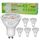 GY GU10 LED Neutralweiss Lampe,6,5W 4000K 1025Lumen Neutralweiss Glühbirnen,Ersetzt 100W Leuchtmittel,36° Abstrahlwinkel Spot Strahler,Enegiesparende GU10 Nicht Dimmbar Reflektor Lampen,6stück, Größe: 6 Stück, Farbe: Gu10-6.5w4000k-36°
