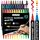 colpart Acrylfarben stifte Acrylstifte für Steine Wasserfest 36PCS Acrylic Paint Marker Stifte Steine Bemalen Set Ostereier zum Bemalen Für Kunststoff Glas Holz Keramik Metall Reifen Leinwand., Farbe: Mehrfarbig