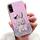 Tivenfezk Nadoli für Samsung Galaxy S20 FE Herz Hase Versteckt Ständer Hülle,Karikatur Glitzer Ständer Weiche Silikon Bling Durchsichtig Schutzhülle,Rosa, Größe: Samsung Galaxy S20 FE, Farbe: Rosa