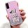 Tivenfezk Nadoli für Samsung Galaxy A02S Herz Hase Versteckt Ständer Hülle,Karikatur Glitzer Ständer Weiche Silikon Bling Durchsichtig Schutzhülle,Rosa, Größe: Samsung Galaxy A02S, Farbe: Rosa