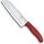 Victorinox Swiss Classic Santokumesser, Messer Asiatischer Art, Extra Scharfe Klinge, Kullenschliff, 17 cm, Rostfreier Stahl, Geschenkverpackung, Rot, Stil: Geschenkbox, Mustername:: Single, Farbe: Rot