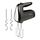 Tefal Power Mix Silence Handmixer – 600W leistungsstark und extra leise, variabler Geschwindigkeitsregler mit Turbo, Edelstahl-Rührbesen und Knethaken, ergonomischer Griff, leichter Handrührer in Grau, Farbe: Grau