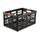 keeeper 2x Stabile Profi-Klappboxen mit Soft-Touch Griffen, 54 x 37 x 28 cm, 45 l, Ben, Graphit-Grau, Stil: Modern, Farbe: Graphit Grau