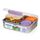 Sistema Bento Box TO GO Brotdose mit Fächern | 1,65 L Lunchbox mit Joghurt- /Fruchtbehälter | Lunchbox Kinder & Erwachsene | Lila, Größe: 1,65 l, Farbe: Lila