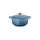 Le Creuset Signature Gusseisen-Bräter mit Deckel, Ø 20 cm, Rund, Für alle Herdarten und Induktion geeignet, Volumen: 2,4 l, 3,092 kg, Chambray, 21177204344441, Größe: 2 1/4 qt., Farbe: Chambray