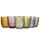 Sänger Trinkgläser Set Porto 6 teiliges Gläser Set für 6 Personen aus Glas, Wasserglas, Mehrfarbig, einzigartiger Schliff, Alltag, Familienessen, Büro, Outdoor Saftgläser Set | 310 ml, Farbe: Porto 6 Tlg.