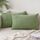 Slozzi 2er Set Kordsamt Kissenbezug Bohnengrün 40x60 Kissenbezüge Kissenhülle Sofakissen Dekokissenbezug Couchkissen Weich für Sofa Schlafzimmer Wohnzimmer Balkon, Größe: 60 x 40 cm, 2 Stück, Farbe: Bohnengrün