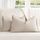ZWJD Beige Kissenbezug 30x50 2er Set Chenille Kissenbezüge Sofakissen Kissenhüllen mit elegantem Design, weiche und luxuriöse dekorative Dekokissen für Couch, Bett und Heimdekoration, Größe: 30 x 50 cm, 2 Stück, Farbe: Beige