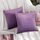 MIULEE 2er Set Kissenbezug Kissenhülle Dekorative Dekokissen Sofakissen Quadrat Wurfkissenbezug mit Verstecktem Reissverschluss Sofa Schlafzimmer 12x12 Zoll 30x30 cm Violett, Größe: 30 x 30 cm, 2 Stück, Farbe: Violett