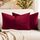 MIULEE 2er Set Kissenbezug Kissenhülle Dekorative Dekokissen Sofakissen Quadrat Wurfkissenbezug mit Verstecktem Reissverschluss Sofa Schlafzimmer 12x20 Zoll 30x50 cm Wein Rot, Größe: 50 x 30 cm, 2 Stück, Farbe: Wein Rot