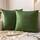 MIULEE Kissenbezug 2er Set Samt 60x60 cm Matcha Grün, Größe: 60 x 60 cm, 2 Stück, Farbe: Matcha Grün