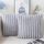 NIULAA Silber Grau Kissenbezug 50x50 2er Set Flauschig Plüsch Deko Kissenbezüge Weich Gestreift Pelz Kissenhülle Dekokissen Sofakissenbezug Luxus Sofakissen Zierkissenbezüge Wohnzimmer Sofa, Größe: 50 x 50 cm, 2 Stück, Farbe: Silber Grau