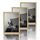 VUVUZULA Bilderrahmen 30x40cm Holz Fotorahmen 12x16 Zoll Holzrahmen MDF Rahmen 30x40cm Natur 3er Set, Größe: 30x40cm, Farbe: Beige
