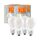 LEDVANCE Smarte LED-Lampe mit Wifi Technologie, Sockel E27, Dimmbar, Warmweiss (2700K), Birnenform, Matt, Ersatz für herkömmliche 75W-Glühbirnen, steuerbar mit Alexa, Google & App, 4er-Pack, Stil: 100W-Ersatz, Größe: 4 Stück (1er Pack), Mustername:: E27, Farbe: Birne