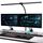 EYOCEAN Schreibtischlampe, Doppelkopf Schreibtischlampe Klemmbar, 24W 80cm Tageslichtlampe Schreibtisch mit Fernbedienung, Dimmbare Monitor Lampe, Büro Tischlampe, Augenschutz Bildschirmlampe, Farbe: Mattweiß