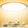 NIBSHOOM Deckenlampe LED Deckenleuchte Rund Flach 3000K,24W/2400LM/IP44 Wasserfest Ultradünn Badezimmer Lampe Decke, Modern Schlicht deckenlampen für Schlafzimmer Wohnzimmer Flur Küche Büro,300*17mm, Größe: 30 cm, Farbe: 3000k