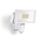 Steinel LED Strahler LS 300 S weiss, 29,5 W Flutlicht, 240° Bewegungsmelder, 12 m Reichweite, 4000 K neutralweiss, Stil: Mit Bewegungsmelder, Mustername:: Single, Farbe: Weiß