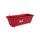 Elho Barcelona Allin1 50 - Planter - Cranberry Red - Outdoor & Balcony - L 50 x W 28.6 x H 21.4 cm, Größe: 50 cm, Farbe: Cranberry Rot