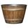Classic Home and Garden 74 Whiskyfass, 22,9 cm, Eiche im Used-Look, Größe: 9" Whiskey Barrel, Farbe: Eichenbraun