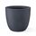 Kante RC0050B-C60121 Übertopf für drinnen und draussen, leicht, rund, 30,5 cm hoch, Anthrazit, Farbe: dunkelgrau