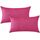 OTOSTAR 2 Stück wasserdichte dekorative Kissenbezüge für den Aussenbereich, 30,5 x 50,8 cm, Garten-Kissenbezug, Terrassenkissen, für Couch, Zelt, Innenbereich, Sofa, Bank, Heimdekoration (Hot Pink), Größe: 51 x 30 cm, 2 Stück, Farbe: Hot Pink