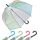 ESPRIT Stockschirm Long AC Domeshape Rainbow, Farbe: Mehrfarbig