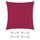 CelinaSun Sonnensegel inkl Befestigungsseile Premium HDPE wetterbeständig atmungsaktiv Quadrat 3 x 3 m rot, Stil: Quadrat, Größe: 3x3m, Farbe: Rot