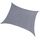 SUNNY GUARD Sonnensegel, rechteckig, 3,6 x 3,6 m, UV-Schutz, für Hinterhof, Terrasse, Garten, Outdoor-Aktivitäten und Einrichtungen, hellgrau (wir stellen individuelle Grössen her), Größe: 1 2' x 1 2', Farbe: Hellgrau