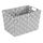 WENKO Aufbewahrungskorb Adria M Grau - Badkorb, Küchenkorb Fassungsvermögen: 13.2 l, Polypropylen, 35 x 22 x 25.5 cm, Grau, Farbe: Grau