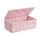 WENKO 22571100 Aufbewahrungskorb mit Mini Badkorb mit Deckel, Polypropylen, rosa, 10 x 18 x 6 cm, Größe: Mini - 6 x 10 x 18 cm, Farbe: Rosa