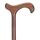 Gehstock in braun aus Buchenholz mit Derbygriff, Stil: Derbygriff, Farbe: Braun