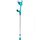 pulox - Magic-Soft - forearm crutch with soft-grip - max. 130 kg - single (1 pc.) - turquoise, Größe: 1 Stück (1er Pack), Farbe: Türkis