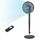 PELONIS Ventilator 16 Zoll, Standventilator mit Fernbedienung Höhenverstellbar, Ventilator Leise Schlafzimmer mit 9 Geschwindigkeitsstufen und 8 Stunden Timer, Größe: 76CM Turmventilator, Farbe: Ocker