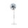 Rowenta VU5840 Turbo Silence Extreme+ Standventilator | mit 4 Geschwindigkeiten | automatische Oszillation | Silence-Nacht-Modus | Turbo-Boost | verstellbare Höhe | Weiss, Stil: Limited Edition, Farbe: Weiß