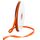TONIFUL Satin Geschenkband Herbst Dekoband Orange 1cm x 91m, 1 Rolle Schleifenband für Geschenkverpackung und Partydekoration, Hochwertiges Geschenkband Geburtstagsparty, Größe: 3/8 in x 100 yds, Farbe: Orange