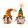 ENLACE 2 Stück Herbst Wichtel, Handgefertigte Gefüllte Gesichtslose Puppe Zwerg Dekorationen, Herbstdeko Zwerge, für Thanksgiving Erntedankfest Tisch Tablett Party-Dekorationen, Farbe: Herbsttöne (Orange, Braun, Grün)