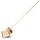 SHW-FIRE | Schneeschieber mit 50cm Schaufel und 150 cm Ovalstiel, Schaufel mit 5-Fach verleimtem Sperrholz mit Aluminium-Schutzkante Premium Schneeschaufel mit Buchenholzstiel | Made in Germany, Farbe: 50cm breit mit Alukante