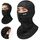 ILM Sturmhaube Winter Balaclava Herren Damen Sturmmaske Schwarz Skimaske für Fahrrad Motorrad Skifahren,FM01, Größe: Einheitsgröße, Farbe: Schwarz, dicker