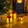 LED Geschenkboxen mit Timer 3er Set - ROT - Weihnachts Dekoboxen warm weiss beleuchtet - Weihnachten Advent Winter Christbaum Deko Beleuchtung Batterie betrieben, Farbe: Rot