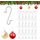 Naler 120 Kugelaufhänger S Haken Klein Schnellaufhänger für Weihnachtskugel Silber, Farbe: Silber, 120pcs